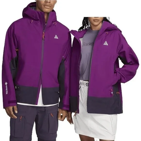 Nike ACG Misery Ridge Storm-FIT ADV GORE-TEX Jacket Size XL Men Berry FV8641-505 - Picture 1 of 12
